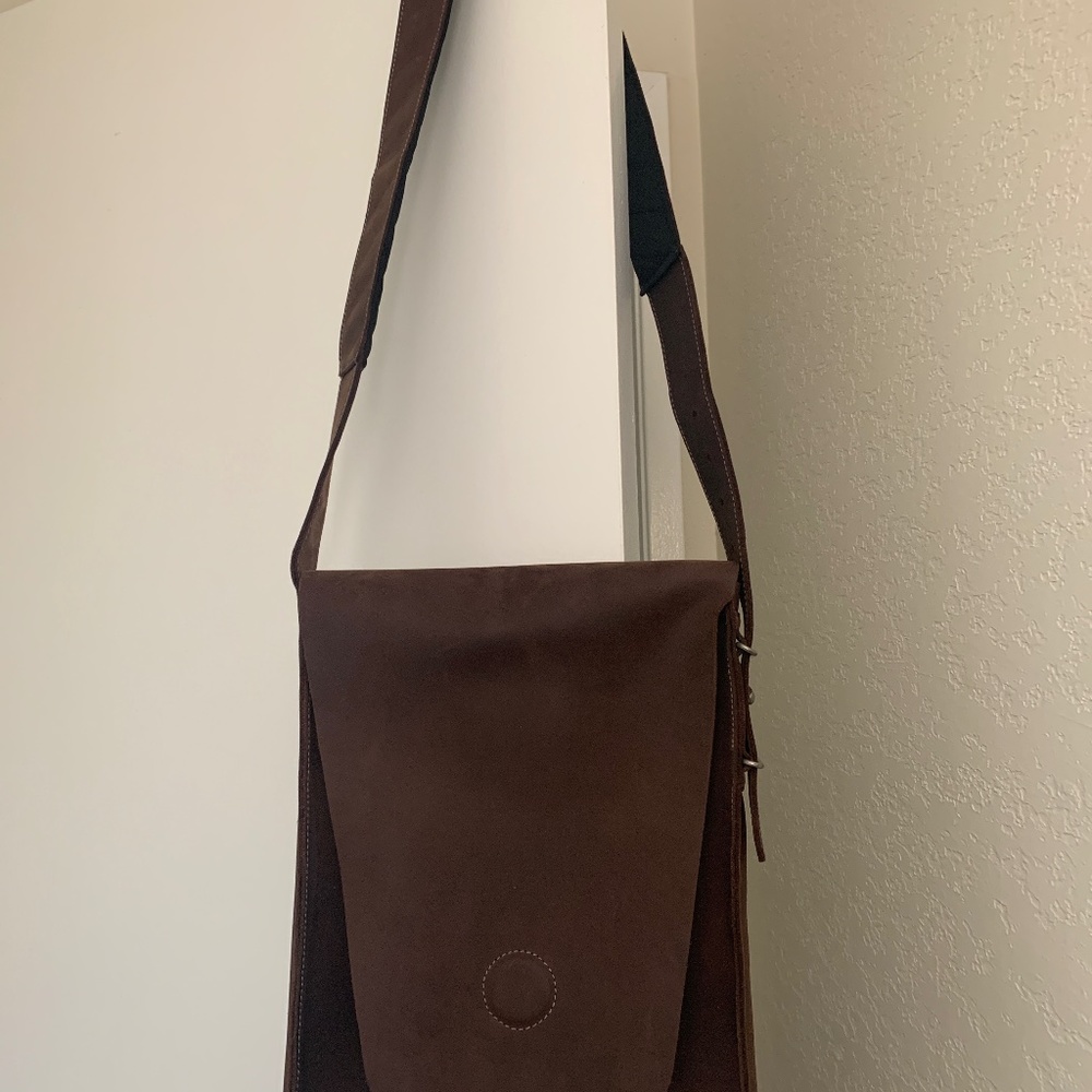 Leather Crossbody/ Messenger Sling Bag